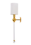 Фото 4 Бра Crystal Lux MIRABELLA AP1 GOLD/WHITE