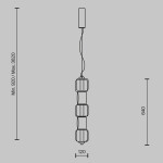 Фото 5 Подвесной светильник Maytoni MOD381PL-L30CH3K