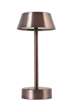 Фото 2 Аккумуляторная настольная лампа Crystal Lux SANTA LG1 COFFEE