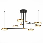 Фото 3 SL1605.403.06 Светильник подвесной ST-Luce Черный/Латунь, Белый LED 6*7,5W 3000K FARONE