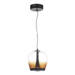 Фото 4 SL6014.413.01 Светильник подвесной ST-Luce Черный/Коричневый, Черный LED 1*17W 3000K RIPPLE