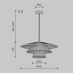 Фото 5 Подвесной светильник Maytoni MOD394PL-01BS1