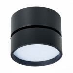 Фото 2 ST651.432.14 Светильник потолочный поворотный Черный LED 1*14W 3000K 1 100Lm Ra>90 120° IP20 D105xH8 Накладные светильники