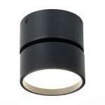 Фото 3 ST651.442.09 Светильник потолочный поворотный Черный LED 1*9W 4000K 720Lm Ra>90 120° IP20 D85xH87 17 Накладные светильники