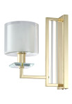 Фото 4 Бра Crystal Lux NICOLAS AP1 GOLD/WHITE