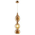 Фото 4 Светильник подвесной Crystal Lux IRIS SP1 B AMBER