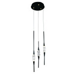 Фото 1 Подвесной светильник Pezzo 3 pearl black