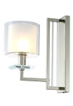 Фото 3 Бра Crystal Lux NICOLAS AP1 NICKEL/WHITE