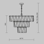 Фото 1 Подвесной светильник Maytoni MOD043PL-18G