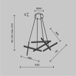 Фото 5 Подвесной светильник Maytoni MOD016PL-L80GK