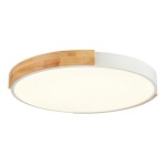 Фото 3 SLE201352-01 Светильник потолочный Белый, Светлое дерево/Белый LED 1*40W 3000K/4000K/6000K DELIA