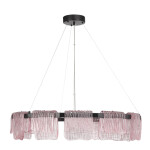 Фото SL6021.403.66 Светильник подвесной ST-Luce черный/розовый LED 1*66W 3000K ВУАЛЬ