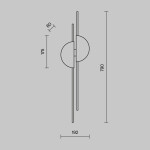 Фото 2 Настенный светильник (бра) Maytoni MOD179WL-L22W4K1