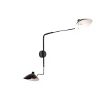 Фото 1 SL305.401.02 Светильник настенный ST-Luce Черный/Черный, Белый E27 2*60W SPRUZZO
