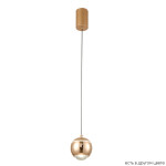 Фото 4 Светильник подвесной Crystal Lux CARO SP LED GOLD