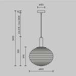 Фото 3 Подвесной светильник Maytoni MOD268PL-01G