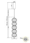 Фото 4 Подвесной светильник Maytoni MOD216PL-L10G3K