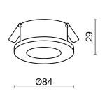 Фото 4 Встраиваемый светильник Technical DL083-01-GU10-RD-S
