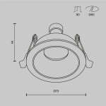 Фото 4 Встраиваемый светильник Technical DL126-GU10-W
