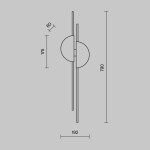 Фото 3 Настенный светильник (бра) Maytoni MOD179WL-L22W4K