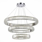 Фото SL1622.103.03 Люстра подвесная ST-Luce Хром/Прозрачный LED 1*122W 4000K ТИВОЛИ