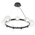 Фото 3 Люстра Crystal Lux BOSQUE SP9 BLACK/TRANSPARENT
