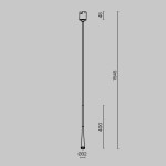 Фото 5 Трековый подвесной светильник Technical TR167-1-7W3K-M-BS