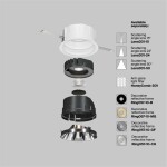 Фото 3 Встраиваемый светильник Technical DL057-10W3K-W