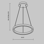 Фото 1 Подвесной светильник Maytoni MOD058PL-L22BSK