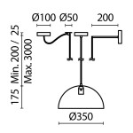 Фото 3 Подвесной светильник Maytoni MOD168PL-01GR