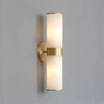 Фото 3 Настенный светильник 6483W/B brass/white