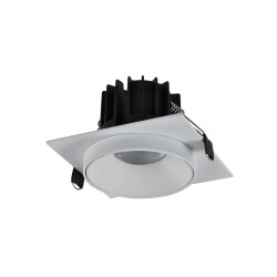 Фото ST758.538.10 Св-к встр. Белый LED 1*10W 3000K 700Lm Ra>90 36° IP44 L100xW100xH64 85-265V Встраиваемые светильники