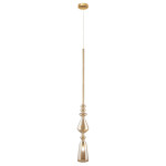 Фото 3 Светильник подвесной Crystal Lux LUX NEW SP1 B AMBER