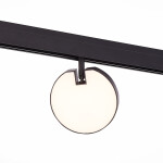 Фото 3 ST359.436.15 Магнитный трековый светильник Черный LED 1*15W 3000K 760Lm Ra>80 120° IP20 L150xW28xH21 SKYLINE 48