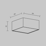 Фото 3 Потолочный светильник Technical C032CL-12W4K-SQ-B