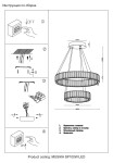 Фото 1 Люстра Crystal Lux MUSIKA SP100W LED CHROME