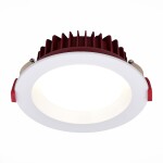 Фото 4 ST752.538.18 Св-к встр. Белый LED 1*18W 3000K 1 440Lm Ra80 100° IP44 D140xH52 100-240VV Встраиваемые светильники