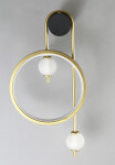 Фото 1 Бра Crystal Lux RODRIGO AP20W LED BLACK/GOLD