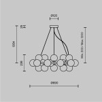 Фото 3 Подвесной светильник Maytoni MOD545PL-25B