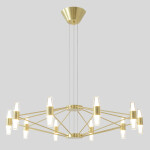 Фото 4 Люстра Crystal Lux DOROTEA SP10 GOLD