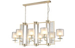 Фото 1 Люстра Crystal Lux NICOLAS SP8 L1000 GOLD/WHITE