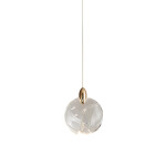Фото 2 Подвесной светильник OD2440-1 gold/clear