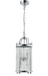 Фото 4 Светильник подвесной Crystal Lux TADEO SP4 D200 CHROME/TRANSPARENTE