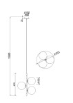 Фото 3 Подвесной светильник Maytoni MOD048PL-03G