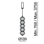 Фото 2 Подвесной светильник Maytoni MOD216PL-L10G3K