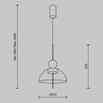 Фото 3 Подвесной светильник Maytoni MOD185PL-L6B3K1