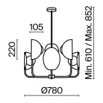 Фото 2 Подвесной светильник Maytoni MOD164PL-06BS